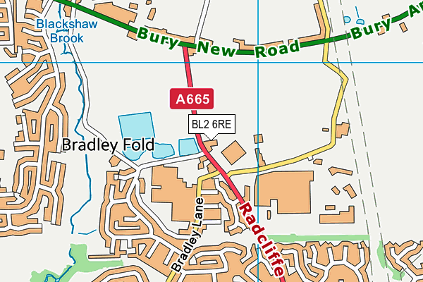 Map of BRADLEY FOLD GARDEN CENTRE LIMITED at district scale