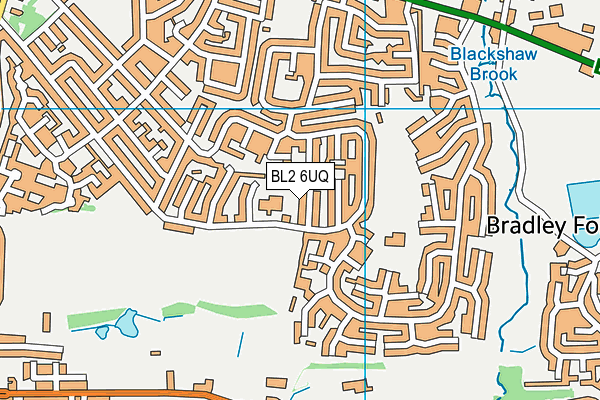 BL2 6UQ map - OS VectorMap District (Ordnance Survey)
