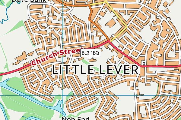 St Matthew's CofE Primary School, Little Lever map (BL3 1BQ) - OS VectorMap District (Ordnance Survey)