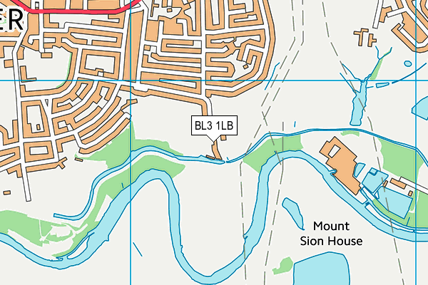 BL3 1LB map - OS VectorMap District (Ordnance Survey)