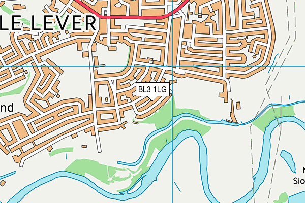 BL3 1LG map - OS VectorMap District (Ordnance Survey)
