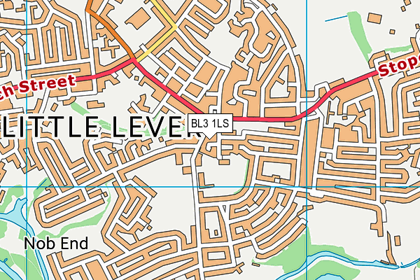 BL3 1LS map - OS VectorMap District (Ordnance Survey)