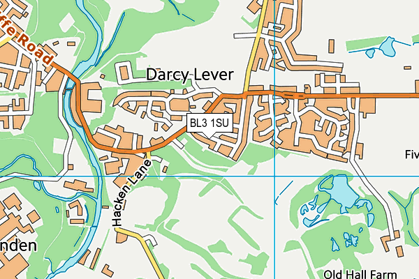 BL3 1SU map - OS VectorMap District (Ordnance Survey)