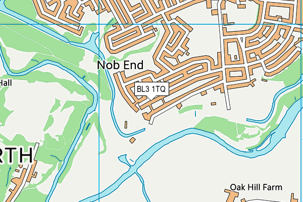 BL3 1TQ map - OS VectorMap District (Ordnance Survey)
