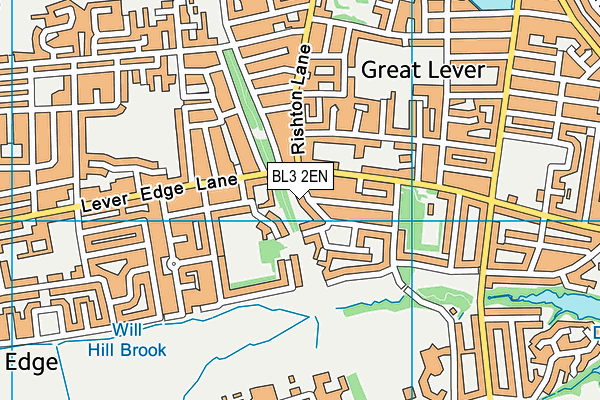 BL3 2EN map - OS VectorMap District (Ordnance Survey)