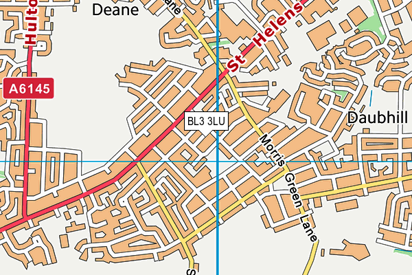 BL3 3LU map - OS VectorMap District (Ordnance Survey)