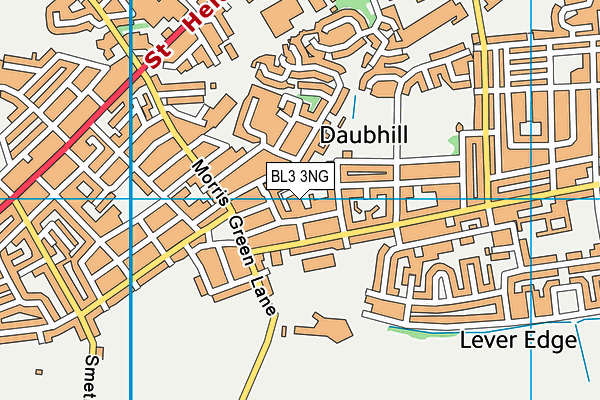 BL3 3NG map - OS VectorMap District (Ordnance Survey)
