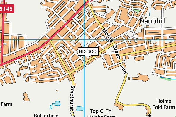 BL3 3QQ map - OS VectorMap District (Ordnance Survey)