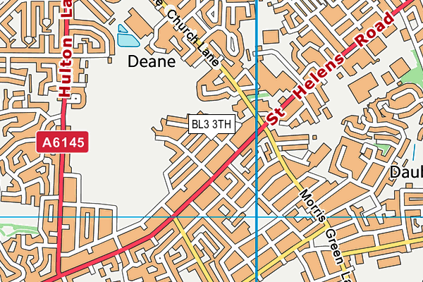 BL3 3TH map - OS VectorMap District (Ordnance Survey)