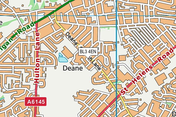 BL3 4EN map - OS VectorMap District (Ordnance Survey)