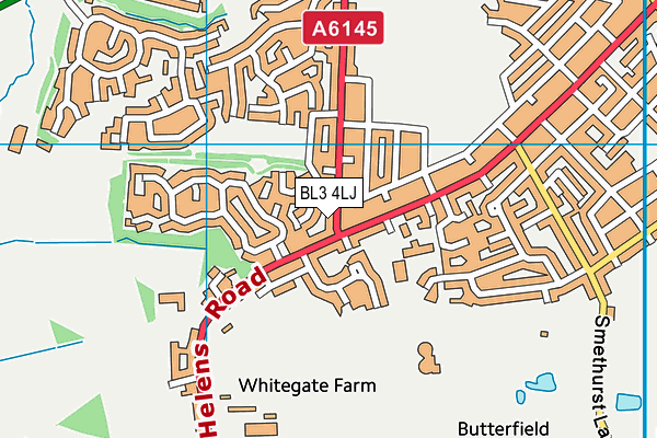 Map of HULTON ROAD TAKEAWAY LIMITED at district scale