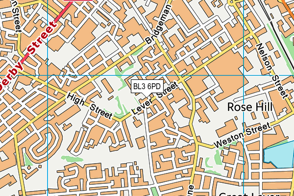 Map of BIRKDALE ALLEN ST LTD at district scale