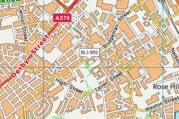 BL3 6RS map - OS VectorMap District (Ordnance Survey)