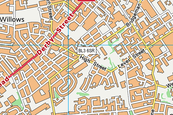 BL3 6SR map - OS VectorMap District (Ordnance Survey)