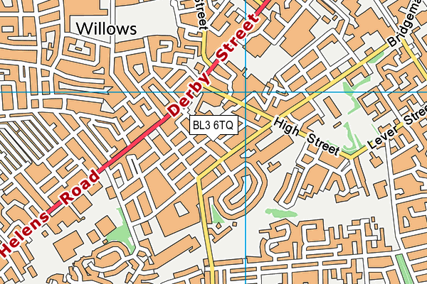 Bolton Muslim Girls School map (BL3 6TQ) - OS VectorMap District (Ordnance Survey)