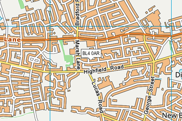 BL4 0AR map - OS VectorMap District (Ordnance Survey)