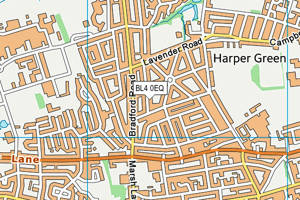 BL4 0EQ map - OS VectorMap District (Ordnance Survey)