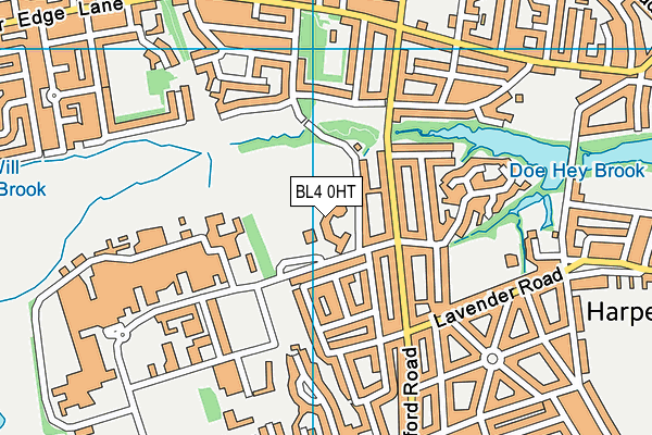 Mount St Joseph School map (BL4 0HT) - OS VectorMap District (Ordnance Survey)