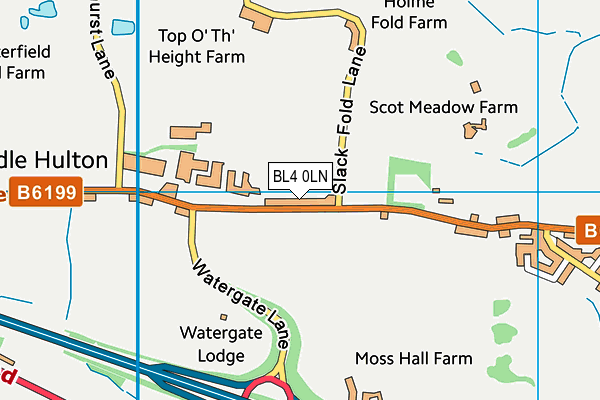 BL4 0LN map - OS VectorMap District (Ordnance Survey)