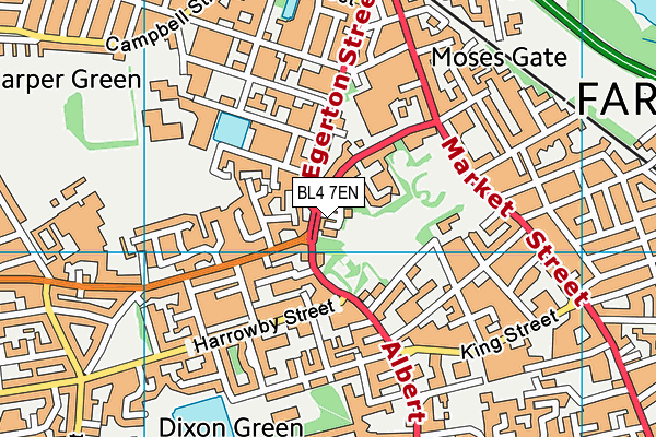 BL4 7EN map - OS VectorMap District (Ordnance Survey)
