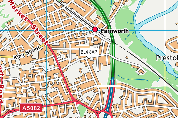 St John CofE Primary School, Kearsley map (BL4 8AP) - OS VectorMap District (Ordnance Survey)