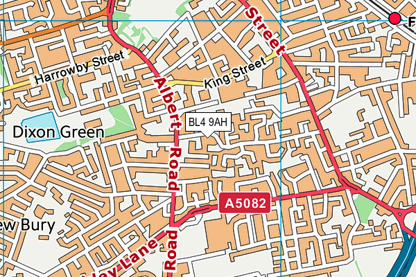 BL4 9AH map - OS VectorMap District (Ordnance Survey)