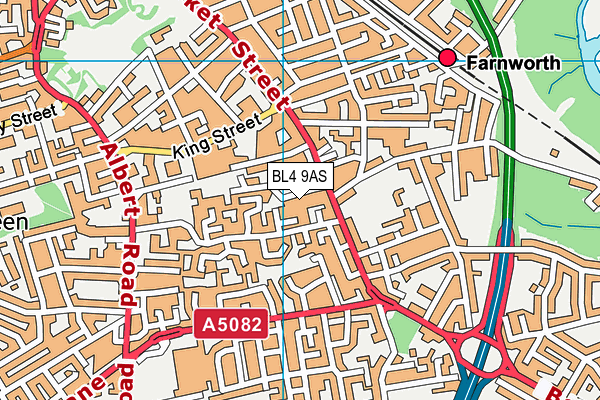 BL4 9AS map - OS VectorMap District (Ordnance Survey)