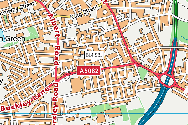 BL4 9BJ map - OS VectorMap District (Ordnance Survey)