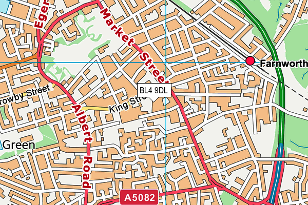 BL4 9DL map - OS VectorMap District (Ordnance Survey)