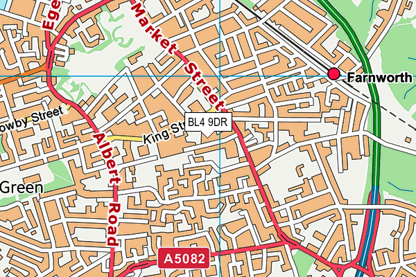 BL4 9DR map - OS VectorMap District (Ordnance Survey)