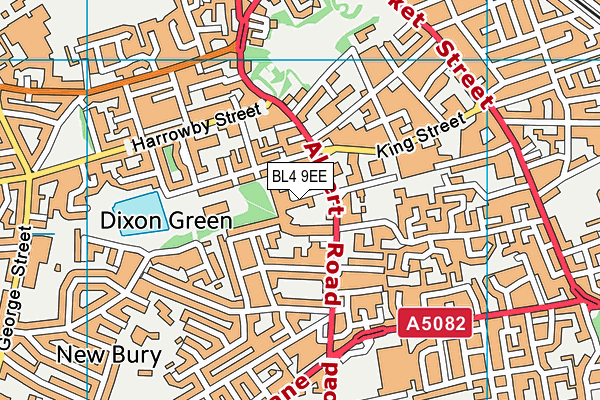 BL4 9EE map - OS VectorMap District (Ordnance Survey)