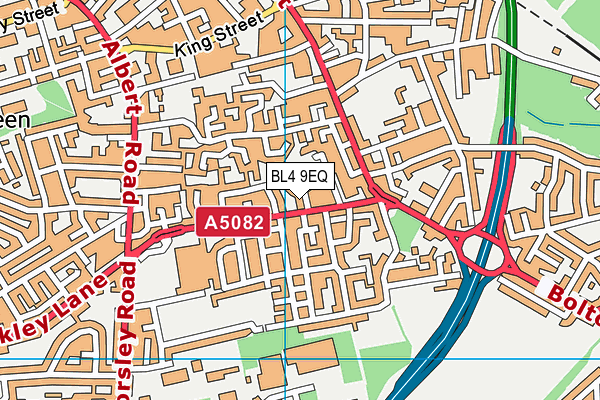 BL4 9EQ map - OS VectorMap District (Ordnance Survey)