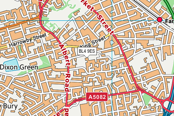 BL4 9ES map - OS VectorMap District (Ordnance Survey)