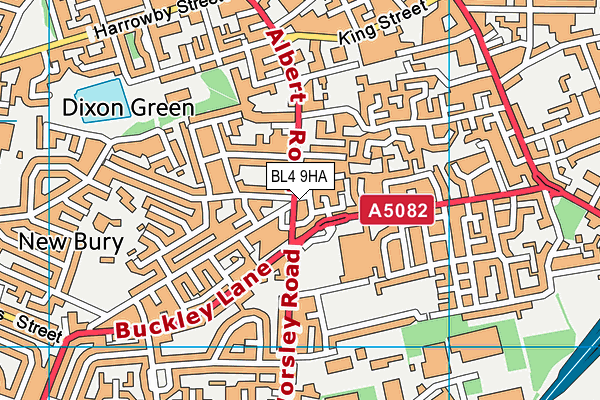 BL4 9HA map - OS VectorMap District (Ordnance Survey)