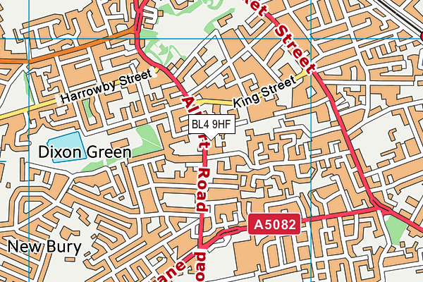 BL4 9HF map - OS VectorMap District (Ordnance Survey)