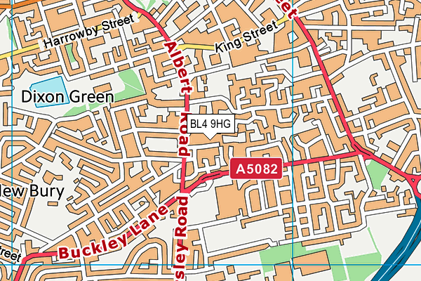 BL4 9HG map - OS VectorMap District (Ordnance Survey)