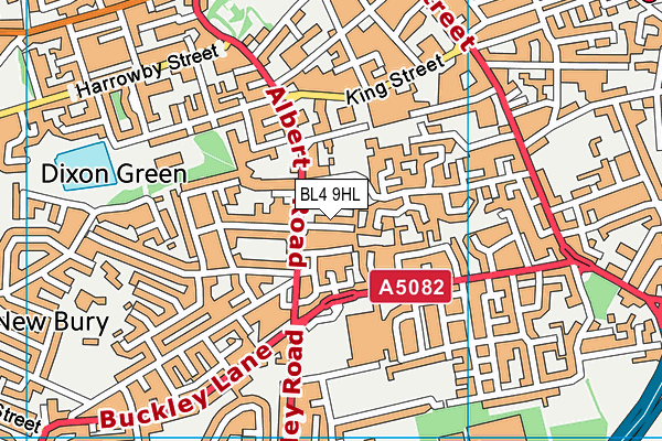 BL4 9HL map - OS VectorMap District (Ordnance Survey)