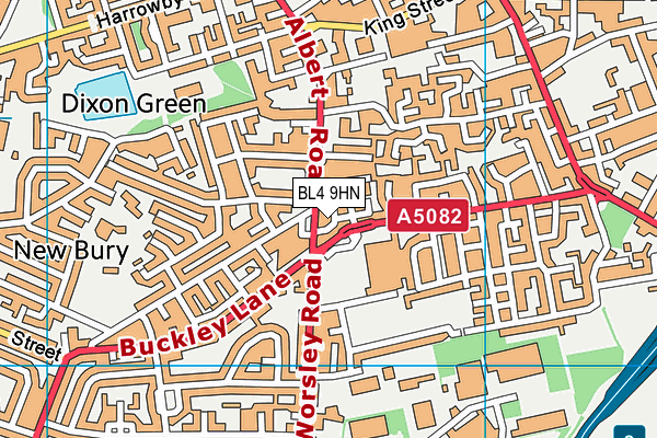 BL4 9HN map - OS VectorMap District (Ordnance Survey)