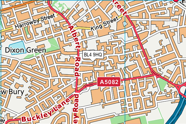 BL4 9HQ map - OS VectorMap District (Ordnance Survey)