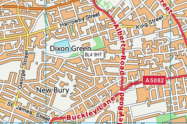 BL4 9HT map - OS VectorMap District (Ordnance Survey)