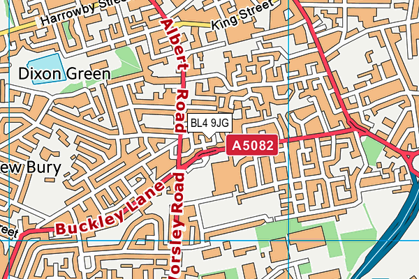 BL4 9JG map - OS VectorMap District (Ordnance Survey)