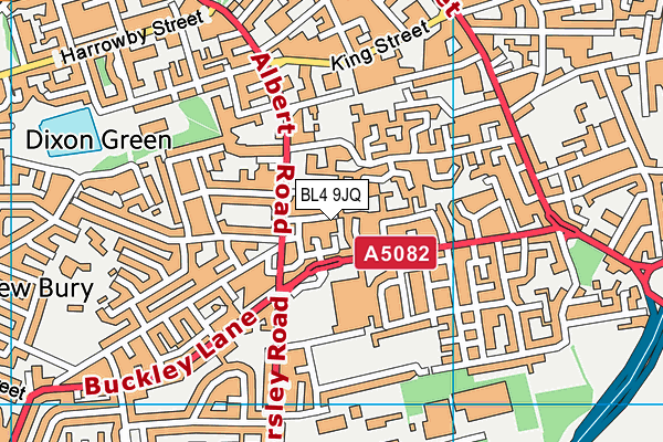 BL4 9JQ map - OS VectorMap District (Ordnance Survey)