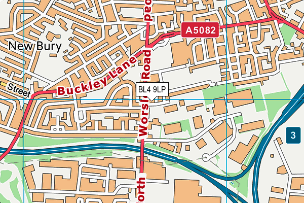 BL4 9LP map - OS VectorMap District (Ordnance Survey)