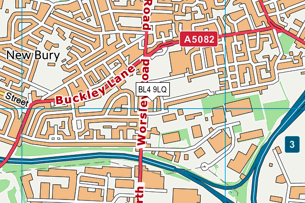 BL4 9LQ map - OS VectorMap District (Ordnance Survey)