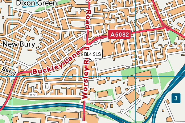 BL4 9LS map - OS VectorMap District (Ordnance Survey)