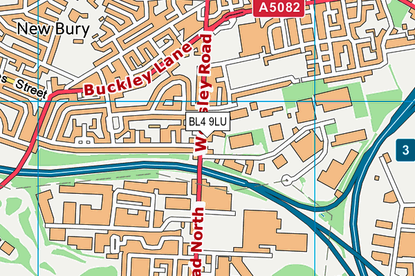 BL4 9LU map - OS VectorMap District (Ordnance Survey)