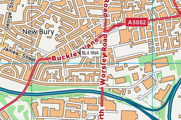 BL4 9NA map - OS VectorMap District (Ordnance Survey)