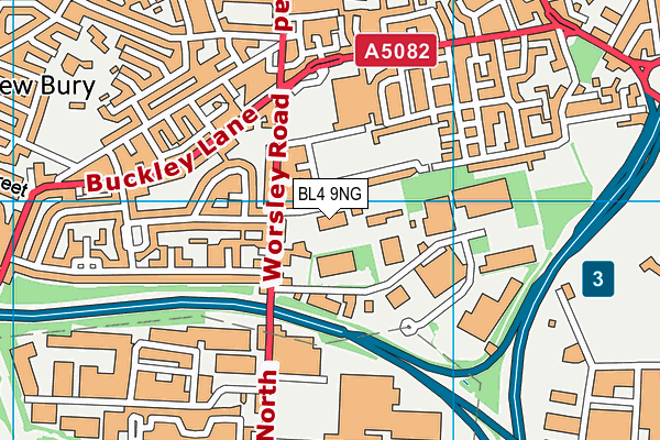 BL4 9NG map - OS VectorMap District (Ordnance Survey)