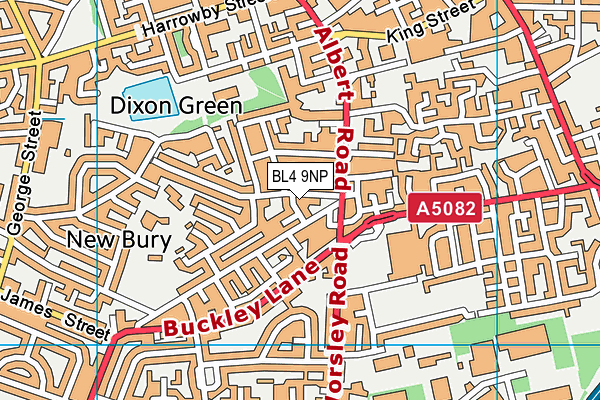 BL4 9NP map - OS VectorMap District (Ordnance Survey)