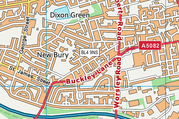 BL4 9NS map - OS VectorMap District (Ordnance Survey)